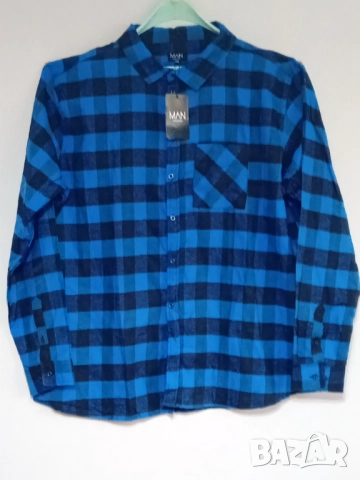 Мъжка риза с дълъг ръкав 