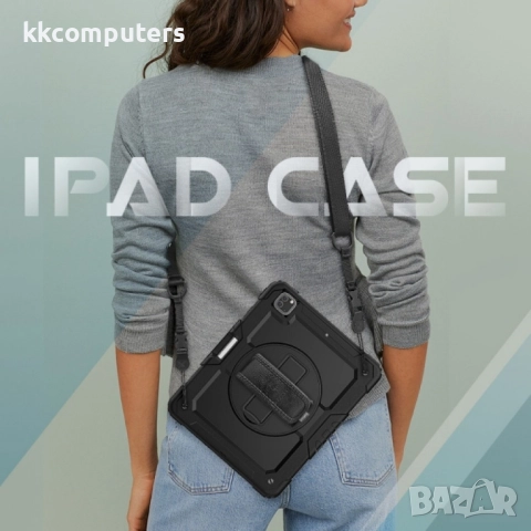 Apple iPad Pro 13 2024 Handle Silicone/ Hydric PC Удароустойчив Калъф и Протектор, снимка 12 - Калъфи, кейсове - 52848615