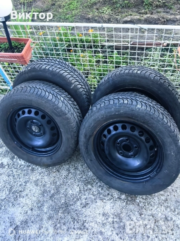 4 зимни гуми с джанти 15, снимка 7 - Гуми и джанти - 52261142