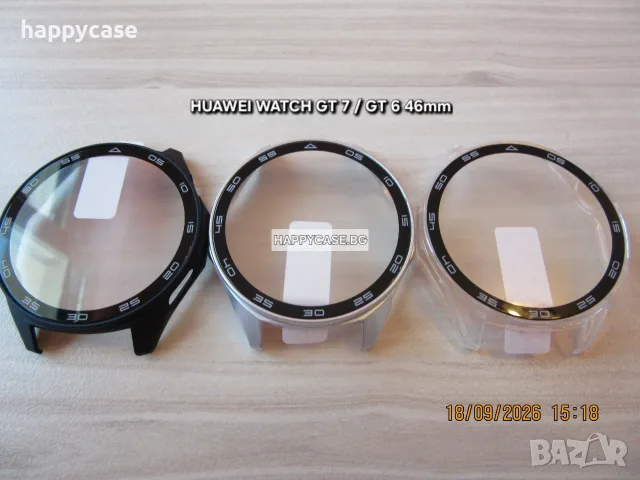 Huawei Watch GT6 46 41mm / GT6 Pro 46mm / 360° Твърд удароустойчив кейс с протектор, снимка 14 - Смарт часовници - 52044318