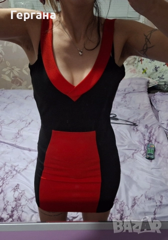 рокля с гол гръб, снимка 2 - Рокли - 52901376