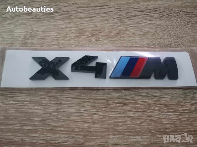 БМВ X4M BMW X4 M черна емблема лого