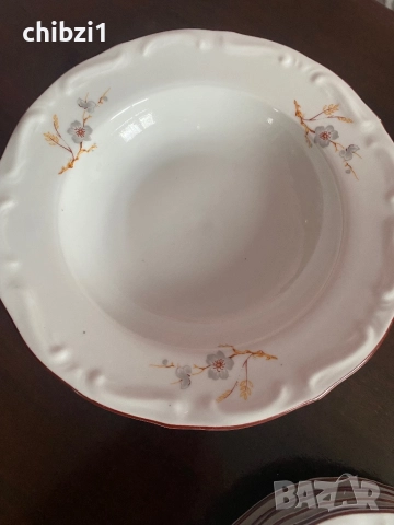 ⚜️Български порцеланови чинии на Изида, снимка 3 - Чинии - 52518584
