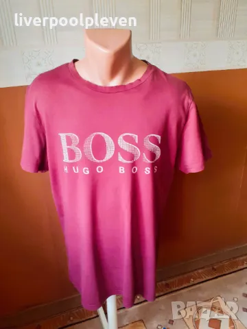 👉Hugo Boss Black Label Original М ефектна, снимка 2 - Тениски - 50161892