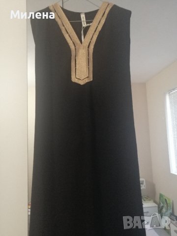 Нова черна дълга рокля, снимка 5 - Рокли - 41485650