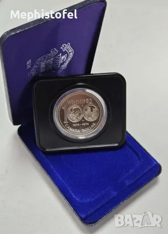 1 долар 1974 г, Канада - юбилейна монета, UNC