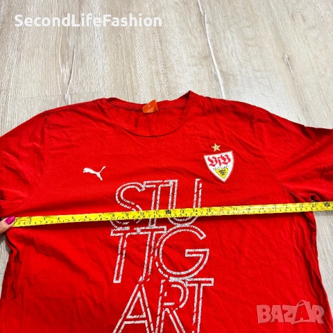 Тениска Puma VfB Stuttgart Футболна мъжка  размер XL Немски клубове , снимка 3 - Тениски - 53424187