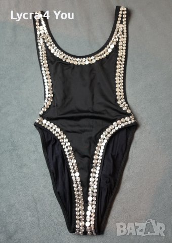 Stud Marissa цял бански S от Norma Kamali (Made in USA), снимка 10 - Бански костюми - 41660397