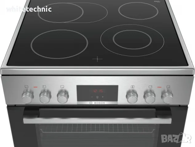 Готварска печка с керамичен плот Bosch HKR39C250, снимка 2 - Печки, фурни - 56350084