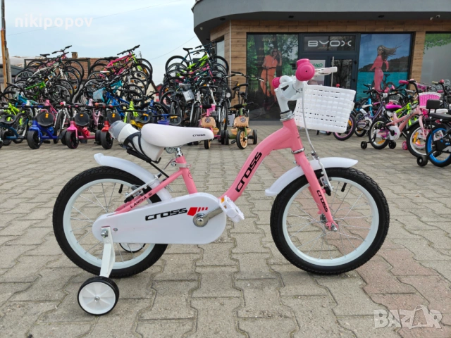 CROSS Велосипед 16" LARISA розов, снимка 11 - Велосипеди - 53830533