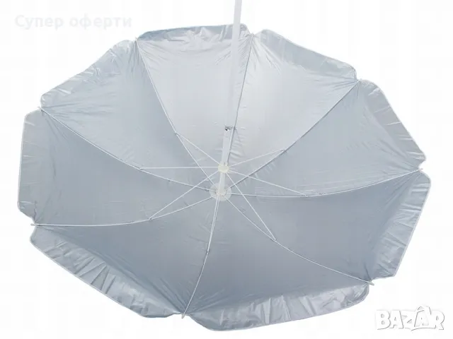 Градински - Плажен Чадър 205см ПРОМОЦИЯ, снимка 4 - Градински мебели, декорация  - 49909465