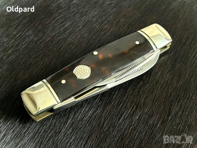 Колекционерски джобен сгъваем нож с три остриета RR Whittler Tortoise. (RR2435), снимка 5 - Ножове - 44274948