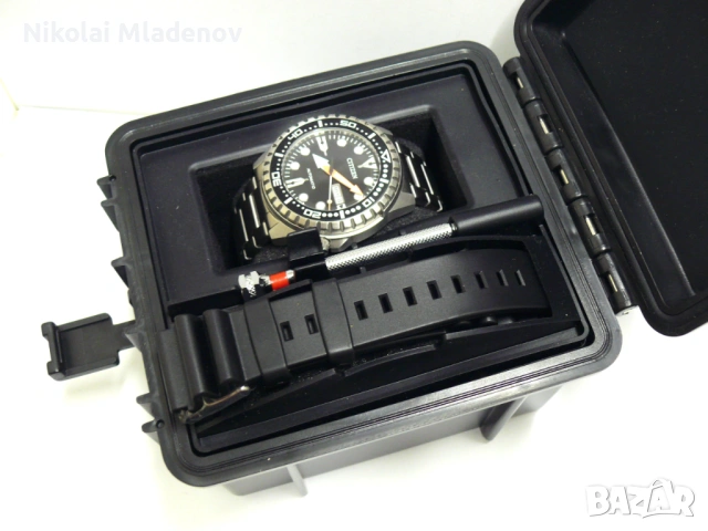 Citizen Diver's Дайвър Автоматичен ръчен часовник, пълен комплект, снимка 3 - Мъжки - 53181119
