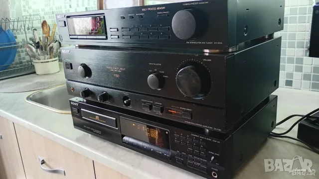 SONY  усилвател тунер и сд плеър, цд плеар, cd player, tuner сони аудио система, уредба