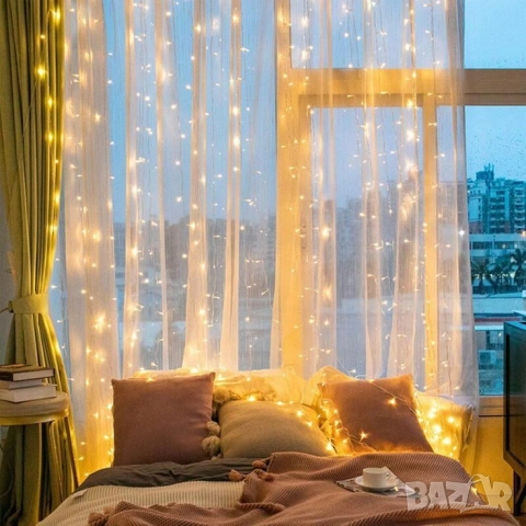 LED светеща завеса