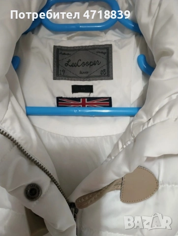 Бяло,зимно яке ХС, снимка 2 - Якета - 53294861