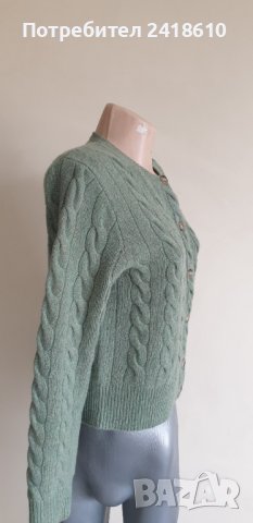 POLO Ralph Lauren Cable Wool / Cashmere Cardigan Knit Womens Size M НОВО! ОРИГИНАЛ! Дамски Пуловер -, снимка 4 - Жилетки - 44459238
