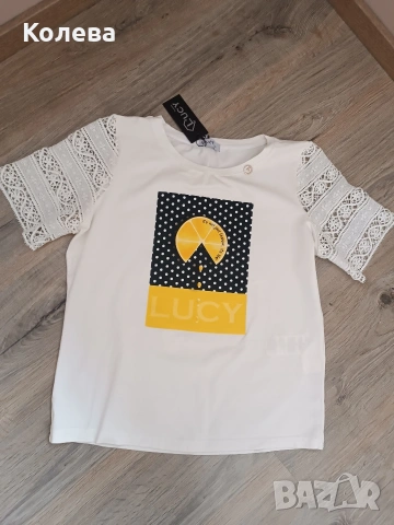 Блуза/тениска Lucy, снимка 4 - Тениски - 53240365