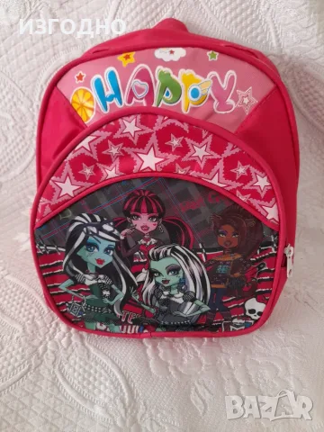 8 ЕВРО НОВА HAPPY С ПРИНЦЕСИТЕ ШЕДЬОВЪР КРАСИВА ДЕТСКА РАНИЦА ЗА МОМИЧЕ С ДВЕ ОТДЕЛЕНИЯ