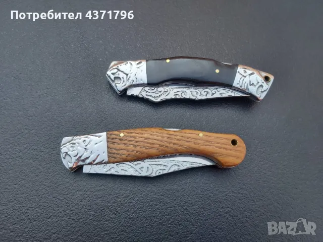 Сгъваем нож с гравирано острие и дръжка,M104, снимка 2 - Ножове - 49049592