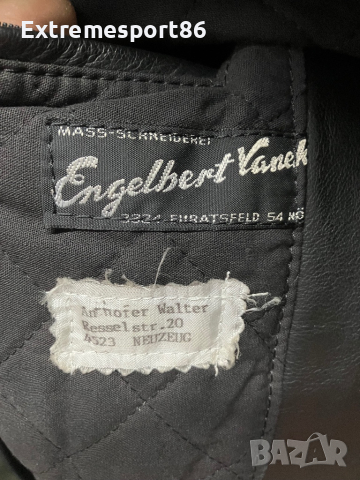 Кожено мото яке Vanek XL, снимка 3 - Спортна екипировка - 44747178