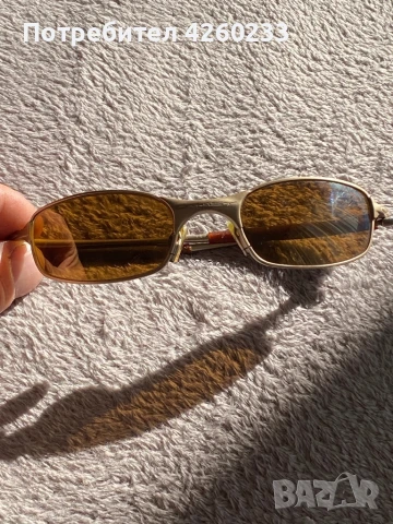 OAKLEY SQUARE WIRE 2.0 SUNGLASSES Platinum Frames w/ Gold Iridium Lenses, снимка 3 - Слънчеви и диоптрични очила - 50739974