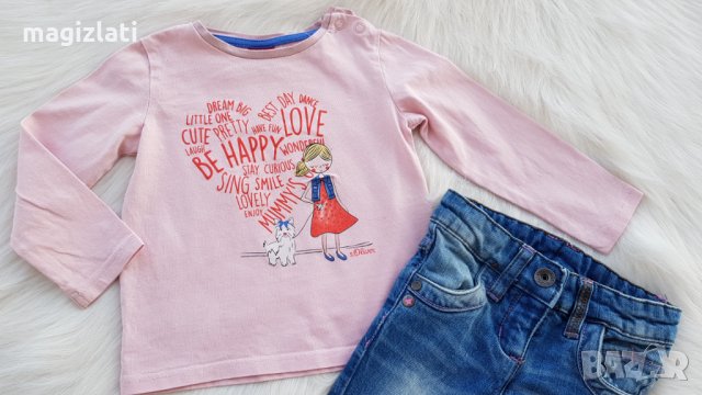 Дънки за бебе 1 година, снимка 5 - Панталони и долнища за бебе - 34095428