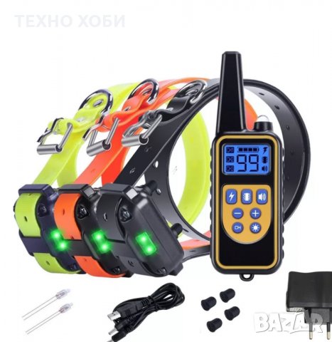   Електронен нашийник за куче .Каишка с ток ,електроимпулси ,вибрация, звук водоустойчив, снимка 8 - Други стоки за животни - 33197164