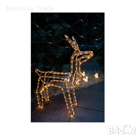 Декоративен LED Коледен елен Mercado Trade, 168 светодиода, снимка 2 - Декорация за дома - 48087867
