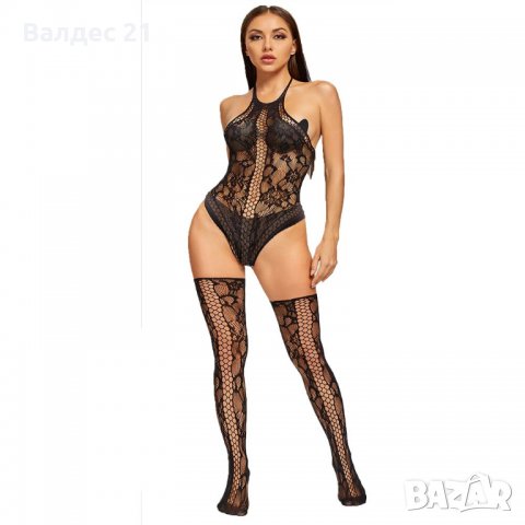 Еротично и секси боди с чорапи, снимка 4 - Бельо - 34644160