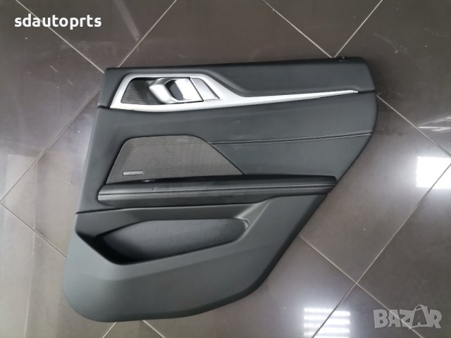 НОВ К-т Sport Салон BMW i4 G26 M50 Черна Кожа Сив Шев Leather Vernasca MAH7, снимка 15 - Части - 41539119