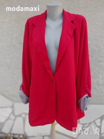 4XL Ново червено сако