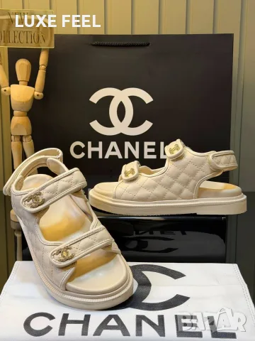 Chanel 🤍Дамски Сандали , снимка 4 - Сандали - 55729039