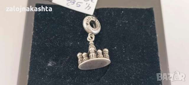 Сребърна-Талисман Pandorа-4,58гр/925, снимка 4 - Колиета, медальони, синджири - 51613517