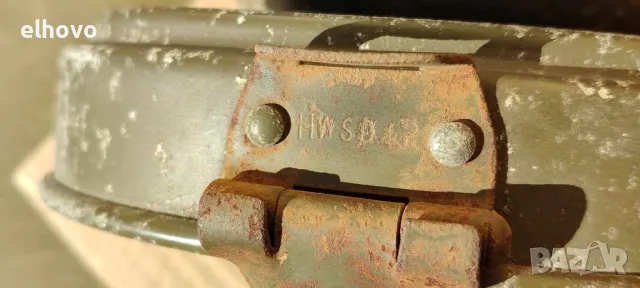 Старо войнишко канче-бъбрек 1942г., снимка 5 - Антикварни и старинни предмети - 48597783