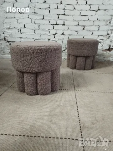Чифт пуфове, снимка 2 - Дивани и мека мебел - 49186060