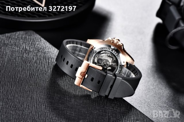PAGANI DESIGN автоматичен часовник с Японски механизъм SEIKO NH35,стъкло сапфир,водоустойчив, снимка 5 - Мъжки - 41397371
