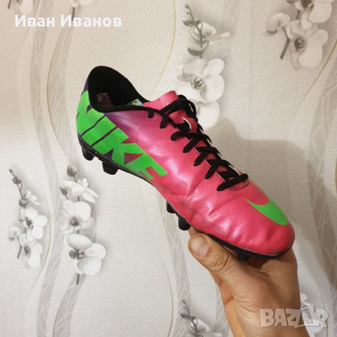 бутонки NIKE MERCURIAL VORTEX FG номер 44 -44,5, снимка 5 - Футбол - 39842800