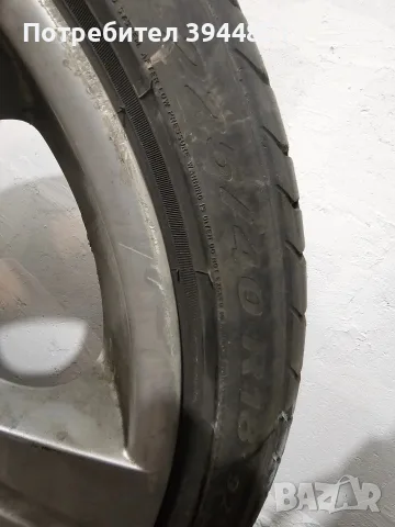 Оригинални джанти BMW 18” с почти нови гуми Pirelli P Zero – 225/40 R18, снимка 3 - Гуми и джанти - 56024154