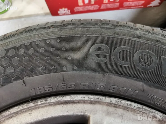 Летни гуми с джанти 4 броя KUMCHO ECO WING 195/65 R15 91H , снимка 2 - Гуми и джанти - 49686930