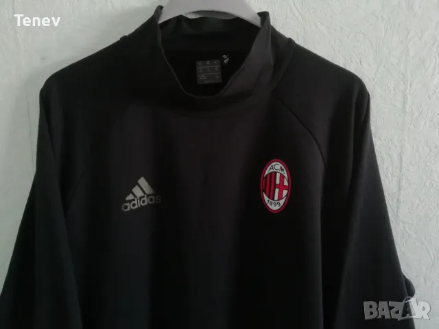 AC Milan Adidas оригинално горнище блуза с дълги ръкави Милан 2XL , снимка 3 - Спортни дрехи, екипи - 48535601