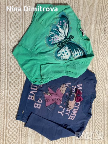 Две блузки, снимка 1 - Детски Блузи и туники - 35719504