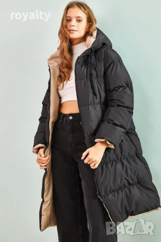 Дълго дамско яке , снимка 2 - Якета - 49208199