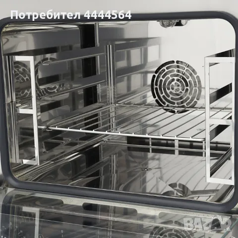 Професионален конвектомат 4 x GN 2/3 – 3300W, с регулируема пара, снимка 4 - Обзавеждане на кухня - 49901614