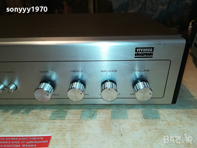 VIVANCO 4250 SOLID STATE AMPLIFIER-MADE IN JAPAN 3103221621, снимка 4 - Ресийвъри, усилватели, смесителни пултове - 36297302