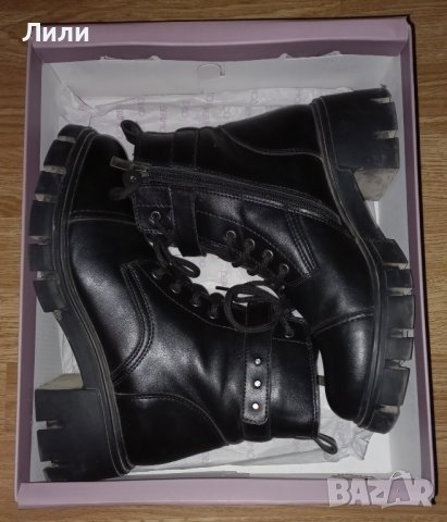 Дамски черни боти Derimod с дефект, снимка 4 - Дамски боти - 39190612