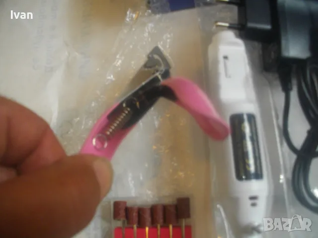 НОВА ЕЛЕКТРИЧЕСКА ПИЛА ЗА НОКТОПЛАСТИКА С НОЖИЦА И КОМПОНЕНТИ ПЪЛЕН КОМПЛЕКТ МИНИ ДРЕЛКА ШЛИФОВАЛКА, снимка 11 - Други инструменти - 50414971