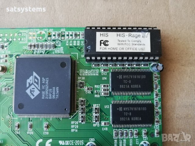 Видео карта ATI 3D RAGE IIC HIS 8MB AGP, снимка 6 - Видеокарти - 35926572