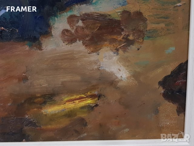 Масло от Ани Трингова -дъщеря на Константин Трингов - Пейзаж, снимка 5 - Картини - 34701728