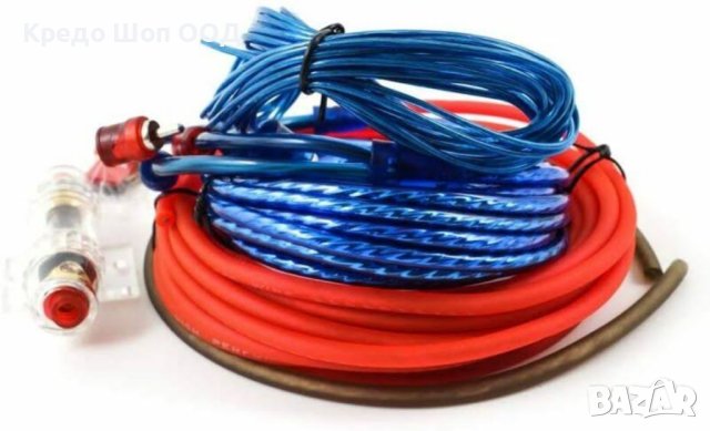 Комплект кабели за усилвател, кабели за авто музика  за усилвател 8 квадрата, снимка 1 - Аксесоари и консумативи - 41162819